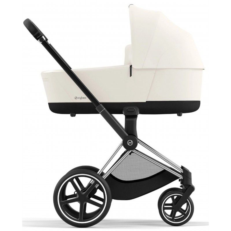 Коляска 2 в 1 Cybex Priam 4.0 Off White шасі Chrome Black