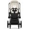 Коляска 2 в 1 Cybex Priam 4.0 Off White шасси Chrome Black