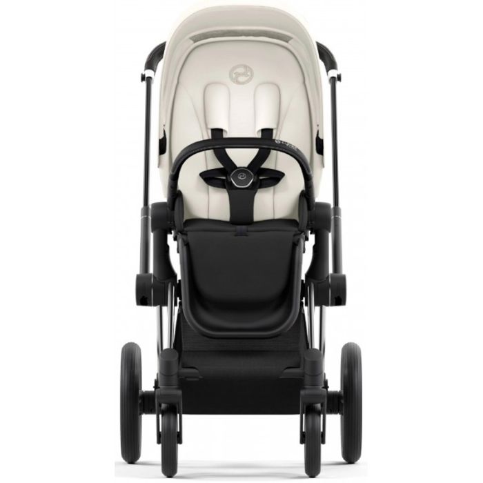 Коляска 2 в 1 Cybex Priam 4.0 Off White шасси Chrome Black