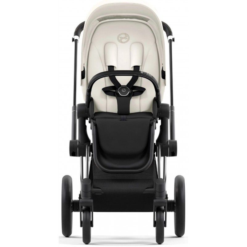 Коляска 2 в 1 Cybex Priam 4.0 Off White шасі Chrome Black