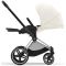 Коляска 2 в 1 Cybex Priam 4.0 Off White шасси Chrome Black