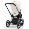 Коляска 2 в 1 Cybex Priam 4.0 Off White шасси Chrome Black