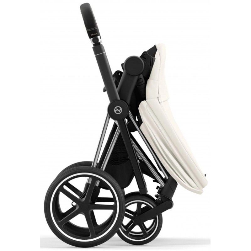 Коляска 2 в 1 Cybex Priam 4.0 Off White шасі Chrome Black