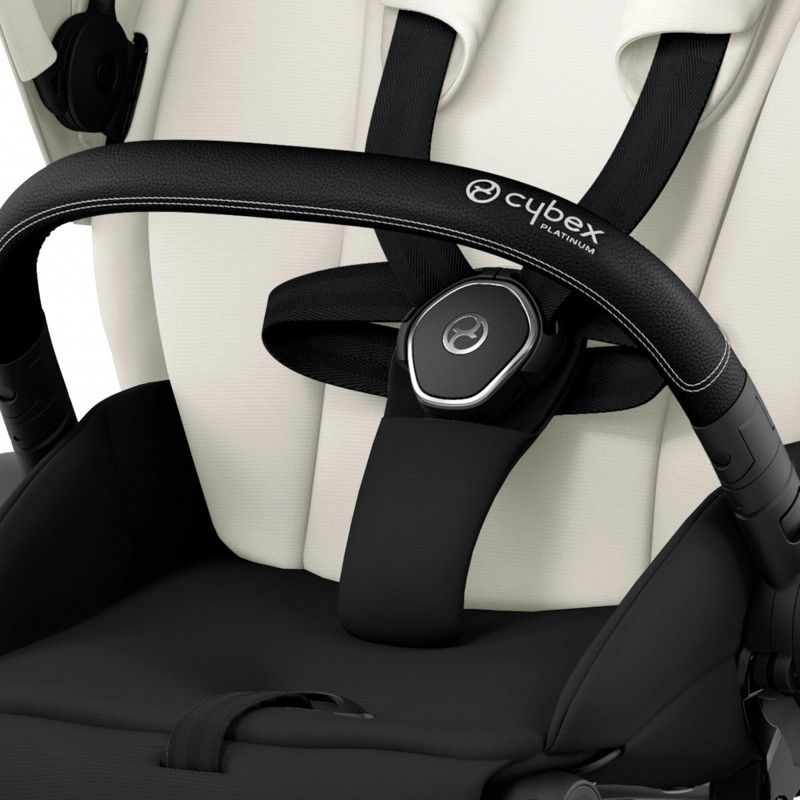 Коляска 2 в 1 Cybex Priam 4.0 Off White шасі Chrome Black