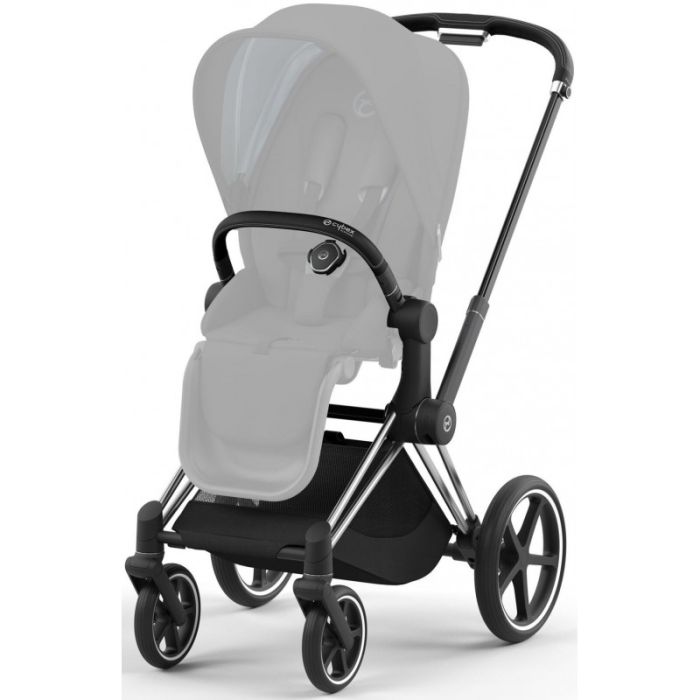 Коляска 2 в 1 Cybex Priam 4.0 Off White шасси Chrome Black