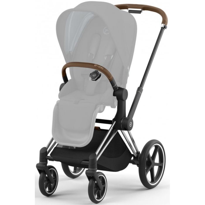 Коляска 2 в 1 Cybex Priam 4.0 Cozy Beige шасси Chrome Brown