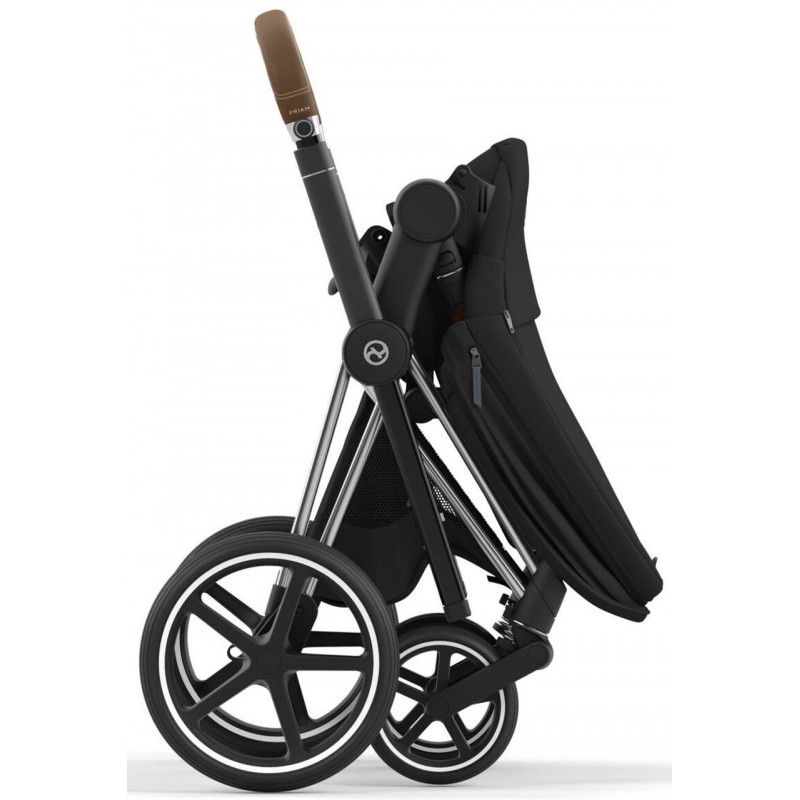 Коляска 2 в 1 Cybex Priam 4.0 Sepia Black шасси Chrome Brown