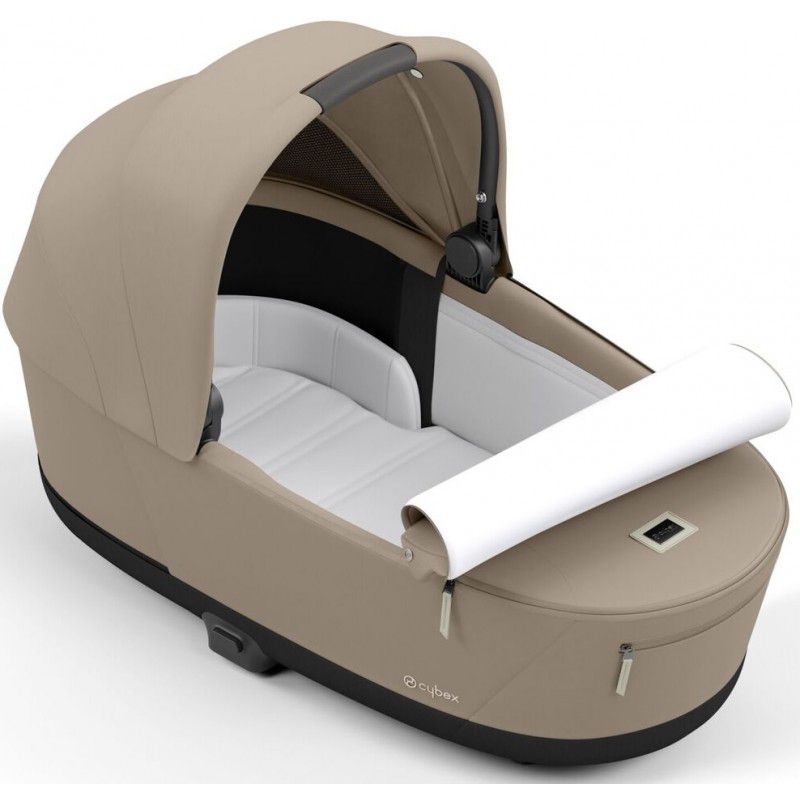 Коляска 2 в 1 Cybex Priam 4.0 Cozy Beige шасси Chrome Black