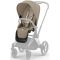 Коляска 2 в 1 Cybex Priam 4.0 Cozy Beige шасси Matt Black