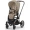 Коляска 2 в 1 Cybex Priam 4.0 Cozy Beige шасси Rosegold