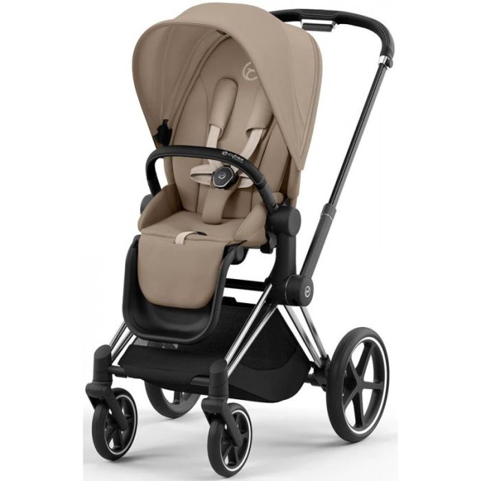 Коляска 2 в 1 Cybex Priam 4.0 Cozy Beige шасси Chrome Black
