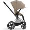 Коляска 2 в 1 Cybex Priam 4.0 Cozy Beige шасси Chrome Black