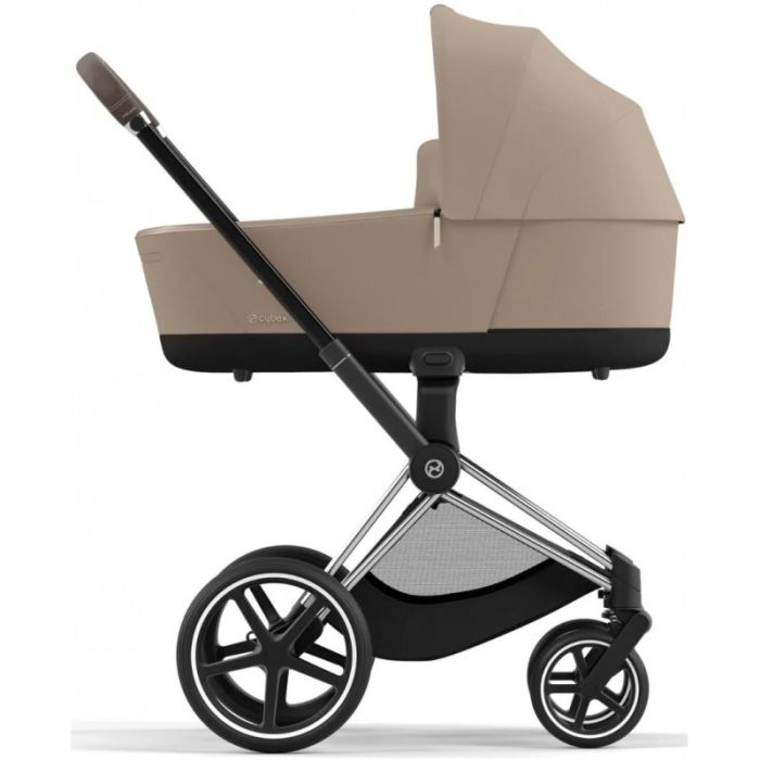 Коляска 2 в 1 Cybex Priam 4.0 Cozy Beige шасси Chrome Brown