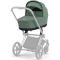 Коляска 2 в 1 Cybex Priam 4.0 Leaf Green шасси Rosegold