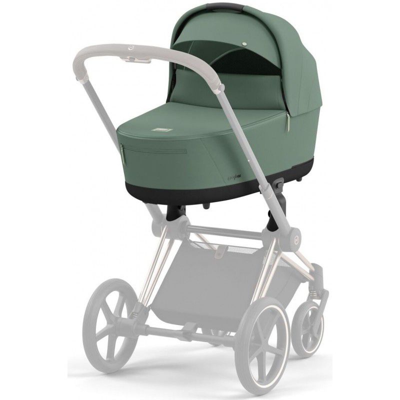 Коляска 2 в 1 Cybex Priam 4.0 Leaf Green шасі Rosegold