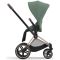 Коляска 2 в 1 Cybex Priam 4.0 Leaf Green шасси Rosegold