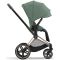 Коляска 2 в 1 Cybex Priam 4.0 Leaf Green шасси Rosegold