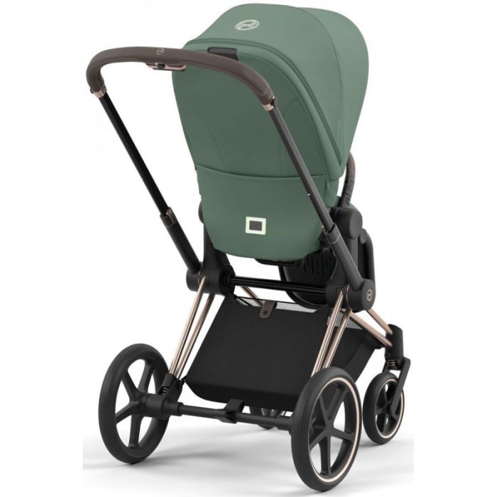 Коляска 2 в 1 Cybex Priam 4.0 Leaf Green шасси Rosegold