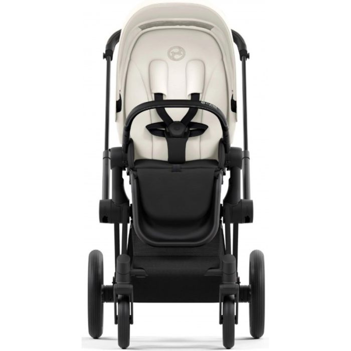 Коляска 2 в 1 Cybex Priam 4.0 Off White шасси Matt Black