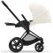 Коляска 2 в 1 Cybex Priam 4.0 Off White шасси Matt Black