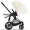 Коляска 2 в 1 Cybex Priam 4.0 Off White шасси Matt Black