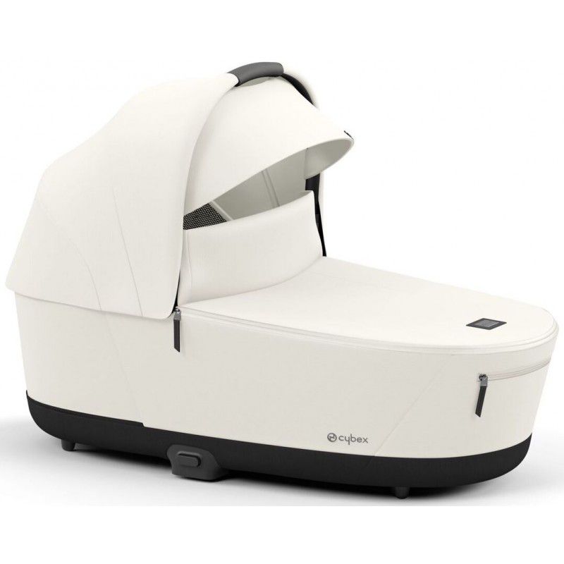 Коляска 2 в 1 Cybex Priam 4.0 Off White шасси Matt Black