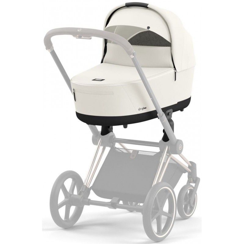 Коляска 2 в 1 Cybex Priam 4.0 Off White шасі Rosegold
