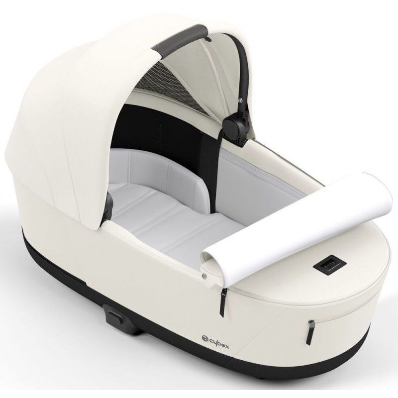 Коляска 2 в 1 Cybex Priam 4.0 Off White шасси Matt Black