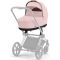 Коляска 2 в 1 Cybex Priam 4.0 Peach Pink шасси Rosegold