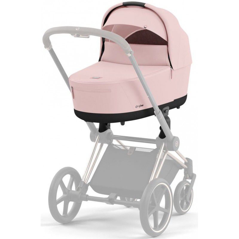 Коляска 2 в 1 Cybex Priam 4.0 Peach Pink шасі Rosegold