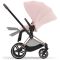 Коляска 2 в 1 Cybex Priam 4.0 Peach Pink шасси Rosegold