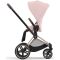 Коляска 2 в 1 Cybex Priam 4.0 Peach Pink шасси Rosegold