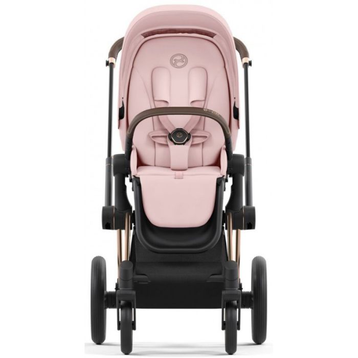 Коляска 2 в 1 Cybex Priam 4.0 Peach Pink шасси Rosegold