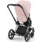 Коляска 2 в 1 Cybex Priam 4.0 Peach Pink шасси Chrome Black