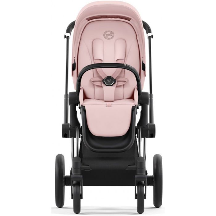 Коляска 2 в 1 Cybex Priam 4.0 Peach Pink шасси Chrome Black