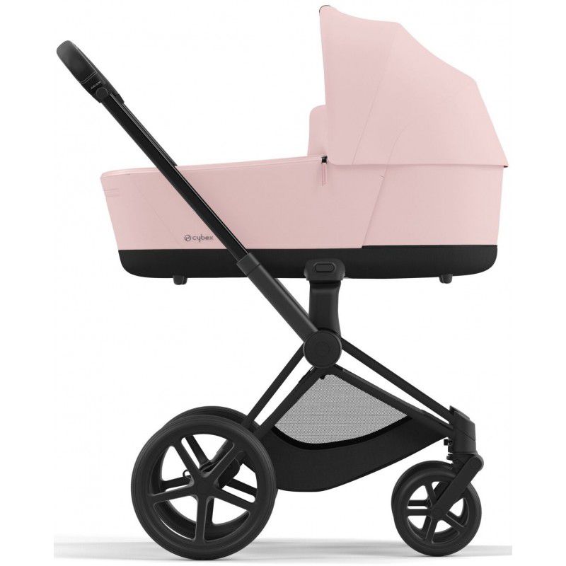 Коляска 2 в 1 Cybex Priam 4.0 Peach Pink шасси Matt Black