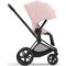 Коляска 2 в 1 Cybex Priam 4.0 Peach Pink шасси Matt Black
