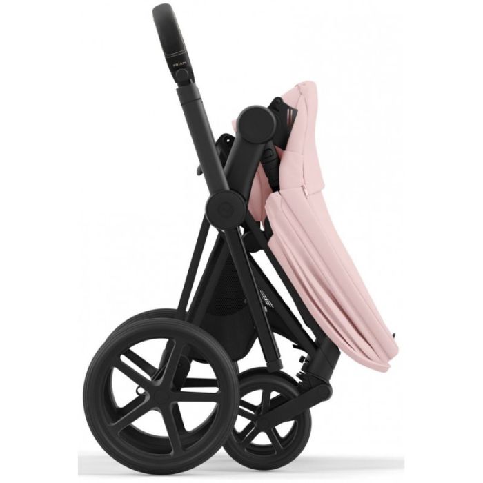 Коляска 2 в 1 Cybex Priam 4.0 Peach Pink шасси Matt Black