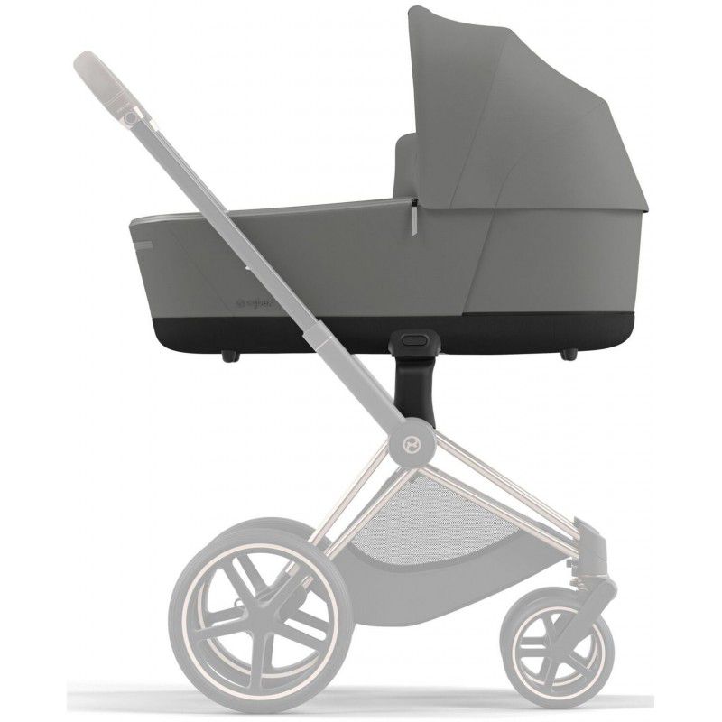 Коляска 2 в 1 Cybex Priam 4.0 Mirage Grey шасі Chrome Brown