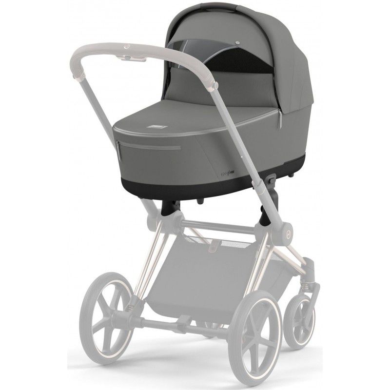Коляска 2 в 1 Cybex Priam 4.0 Mirage Grey шасі Chrome Black
