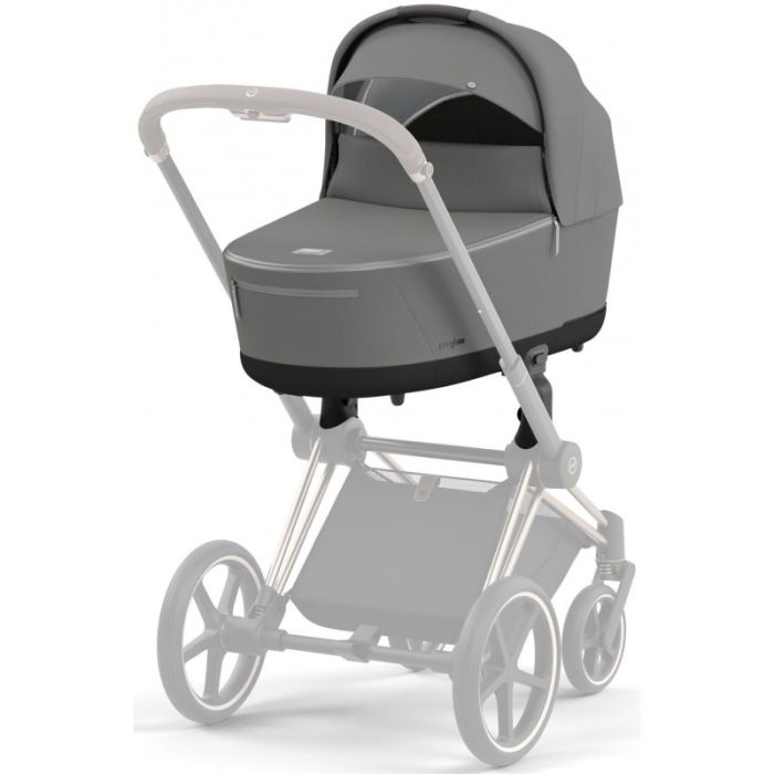 Коляска 2 в 1 Cybex Priam 4.0 Mirage Grey шасси Chrome Brown