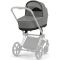 Коляска 2 в 1 Cybex Priam 4.0 Mirage Grey шасси Matt Black