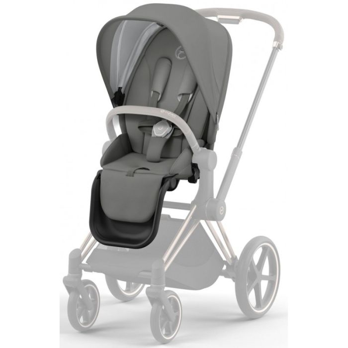 Коляска 2 в 1 Cybex Priam 4.0 Mirage Grey шасси Chrome Black
