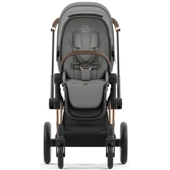 Коляска 2 в 1 Cybex Priam 4.0 Mirage Grey шасси Rosegold