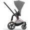 Коляска 2 в 1 Cybex Priam 4.0 Mirage Grey шасси Rosegold