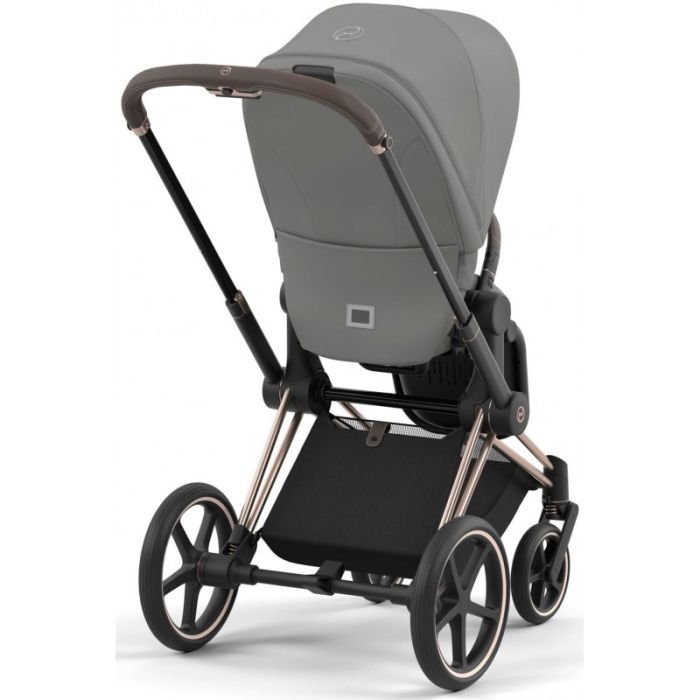 Коляска 2 в 1 Cybex Priam 4.0 Mirage Grey шасси Rosegold