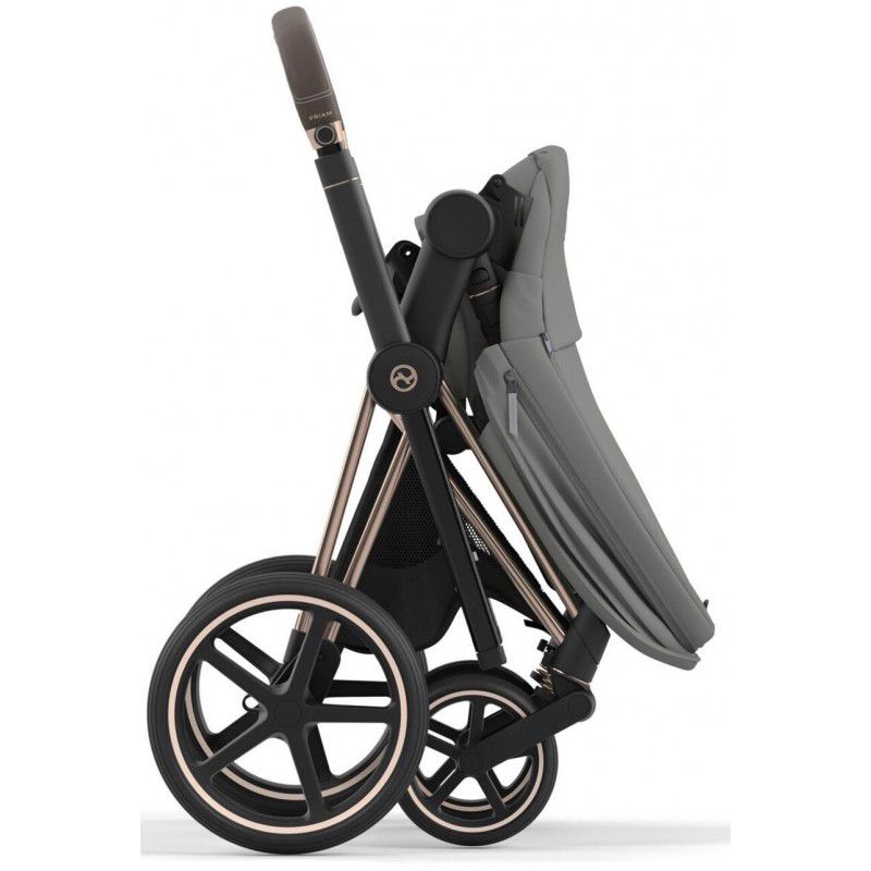Коляска 2 в 1 Cybex Priam 4.0 Mirage Grey шасі Chrome Black