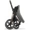Коляска 2 в 1 Cybex Priam 4.0 Mirage Grey шасси Matt Black