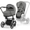 Коляска 2 в 1 Cybex Priam 4.0 Mirage Grey шасси Chrome Black