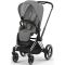 Коляска 2 в 1 Cybex Priam 4.0 Mirage Grey шасси Chrome Black